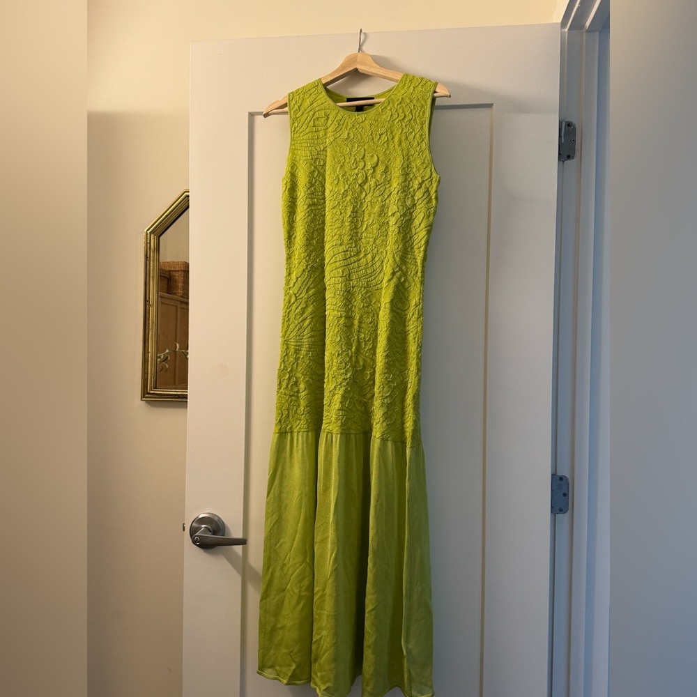 Zara Vibrant Green Maxi Dress